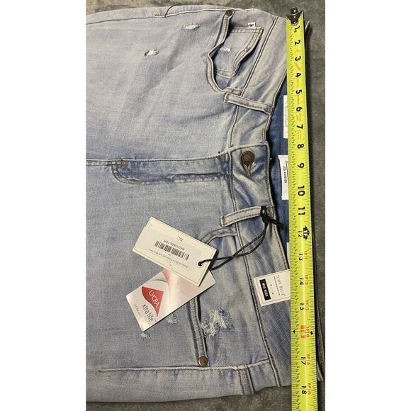 Judy Blue Watch Her Bloom Distressed Mid Rise Skinny Jean 18W NWT - Picture 5 of 12